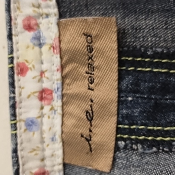 IE Denim Skirt with Green Stitching - Picture 5 of 11